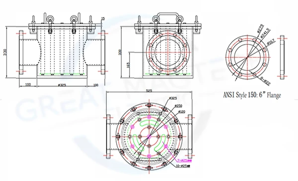 Design Drawings for a Magnetic Liquid Trap Design Drawings for a Magnetic Liquid Trap