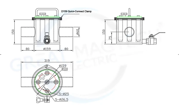 Design Drawings for a Magnetic Liquid Trap Design Drawings for a Magnetic Liquid Trap