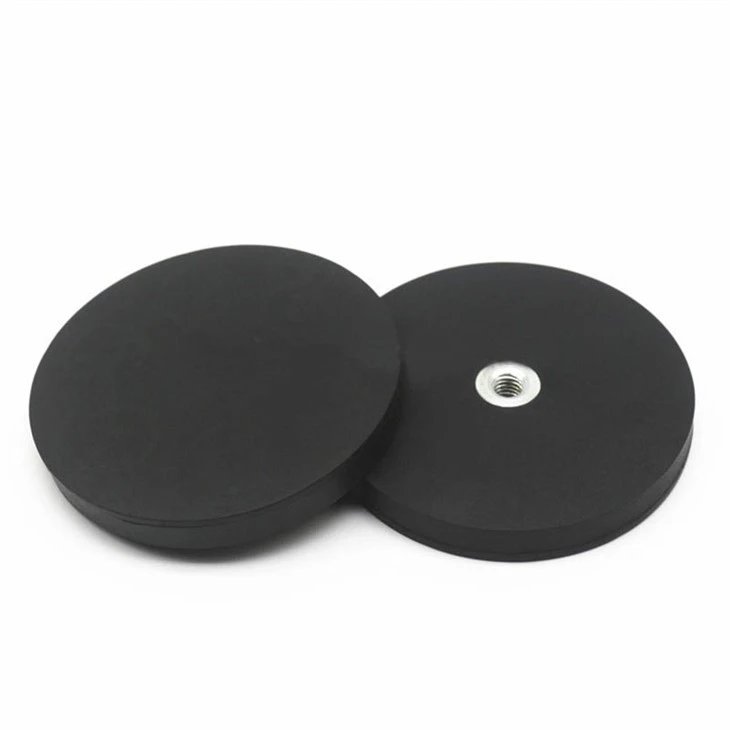 Rubber Coated Pot Magnet
